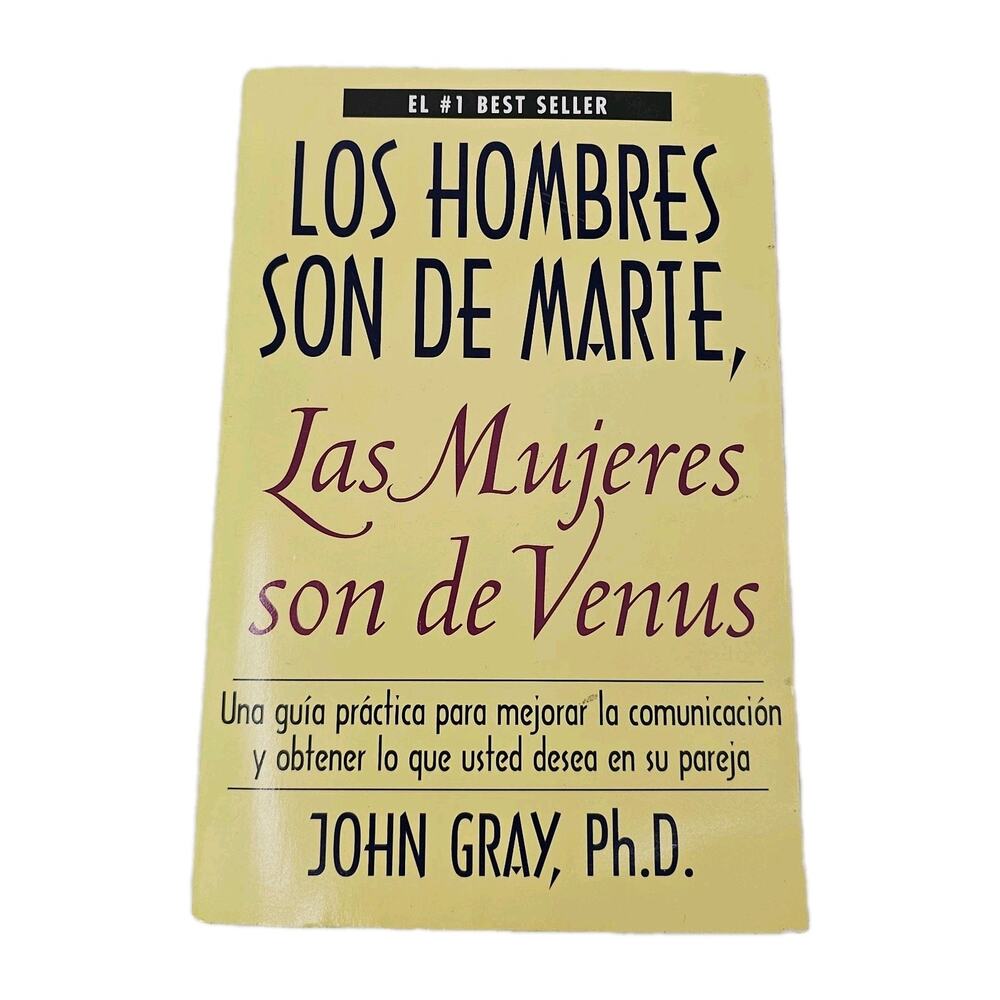 Los Hombres Son de Marte, las Mujeres Son de Venus Libro Book 1ra Edicion 1995